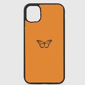 ORANGE Butterfly Phone Case